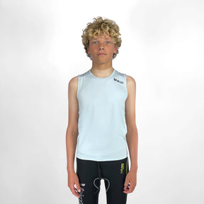 Vaikobi Youth UV Spandex Race Vest - Silver - Silver