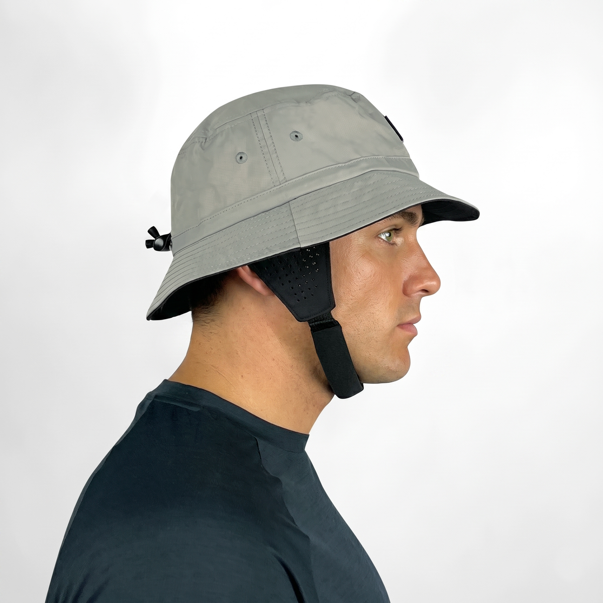 Vaikobi Downwind Surf Bucket Hat - Light Grey