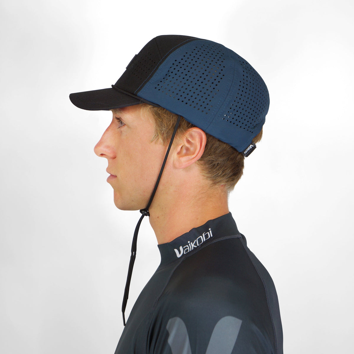 Vaikobi Bump Hat Hydro with Cord - Ocean Blue