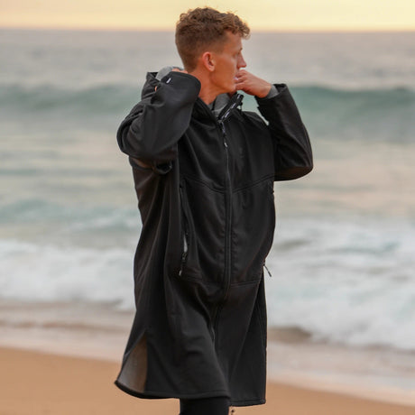 Vaikobi Beach Coat- Fleece Lined/ Water Resist