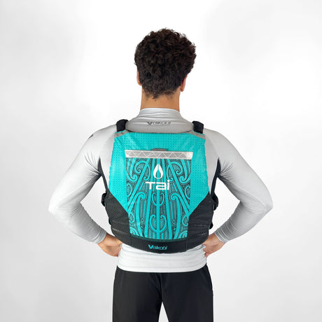 Vaikobi V4 PFD - Tai Paddles Pūhoro Design - Teal/Black