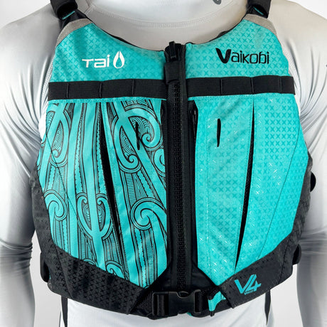 Vaikobi V4 PFD - Tai Paddles Pūhoro Design - Teal/Black