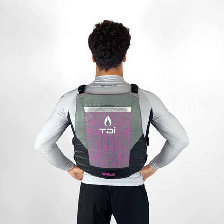 Vaikobi V4 PFD - Tai Paddles Pūhoro Design - Pink/Grey