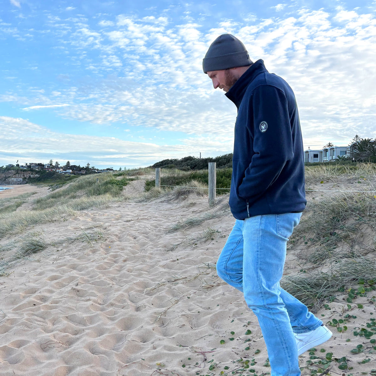 Vaikobi Microfleece Crew Jacket - Ink