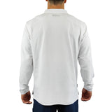 Vaikobi Antibes Long Sleeve Polo - White
