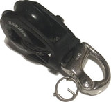 VX One Quick release Jib Clew Block for 2:1 with Tylaska TY4002 Plunger Shackle (1,000 lbs SWL)