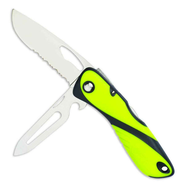 Wichard Offshore Serrated Shk Key Knife Fluo