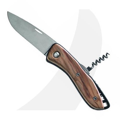 Wichard Aquaterra Corkscrew Wooden Handle Knife