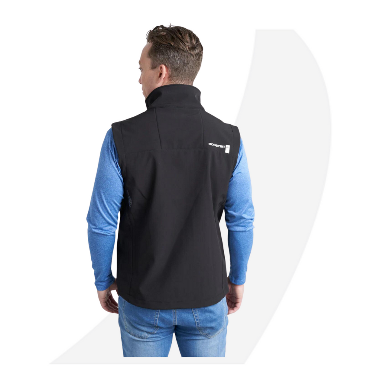 Rooster Soft Shell Gilet (Black, Blue)