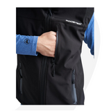 Rooster Soft Shell Gilet (Black, Blue)