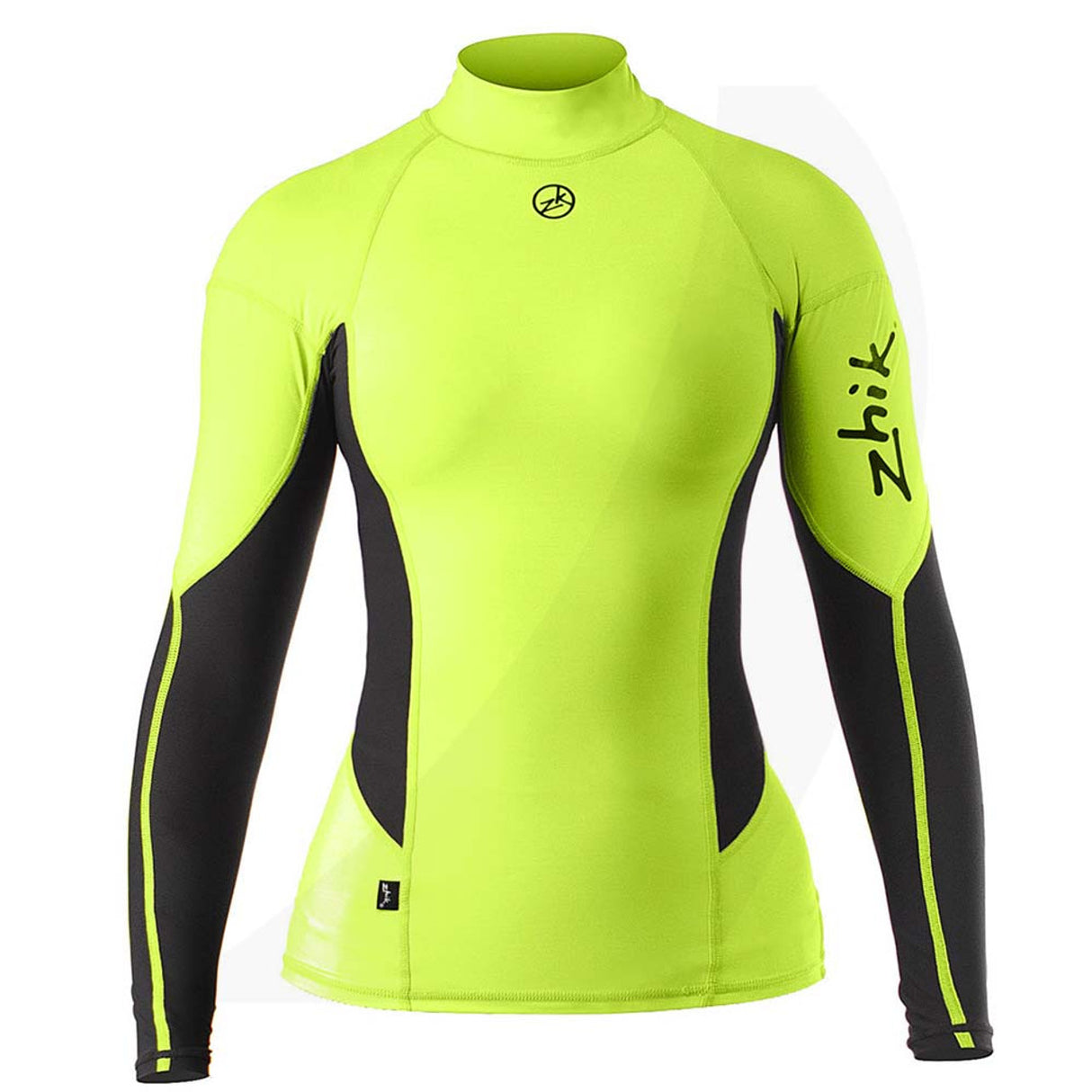 Zhik Women's Spandex Top Long Sleeve Colors. Clearance sizes: Hivis (S), White (M, L), Ash (L)