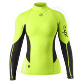 Zhik Women's Spandex Top Long Sleeve Colors. Clearance sizes: Hivis (S), White (M, L), Ash (L)