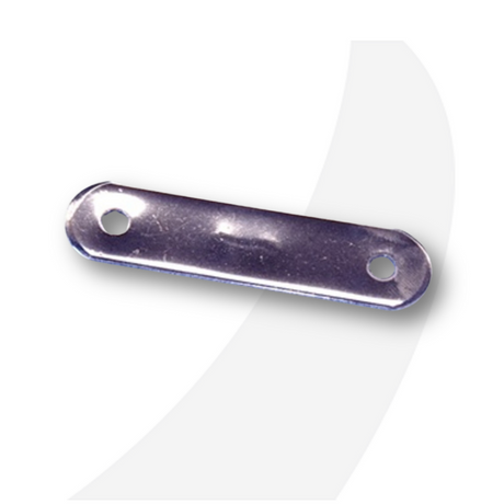 Club 420 Plate hiking strap mount SS