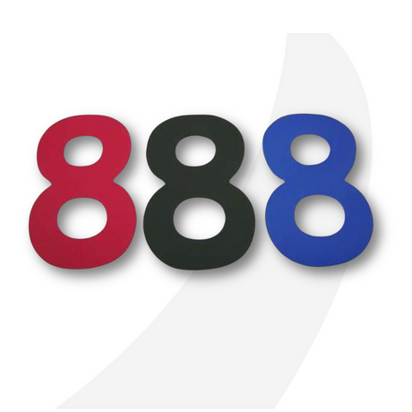 Club 420 Sail Number 12" Blue 5