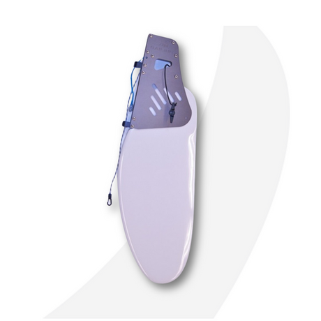 Club 420 Rudder rigged C420 WhiteV2