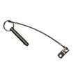 Pin, fast w/Lanyard, 3/8"