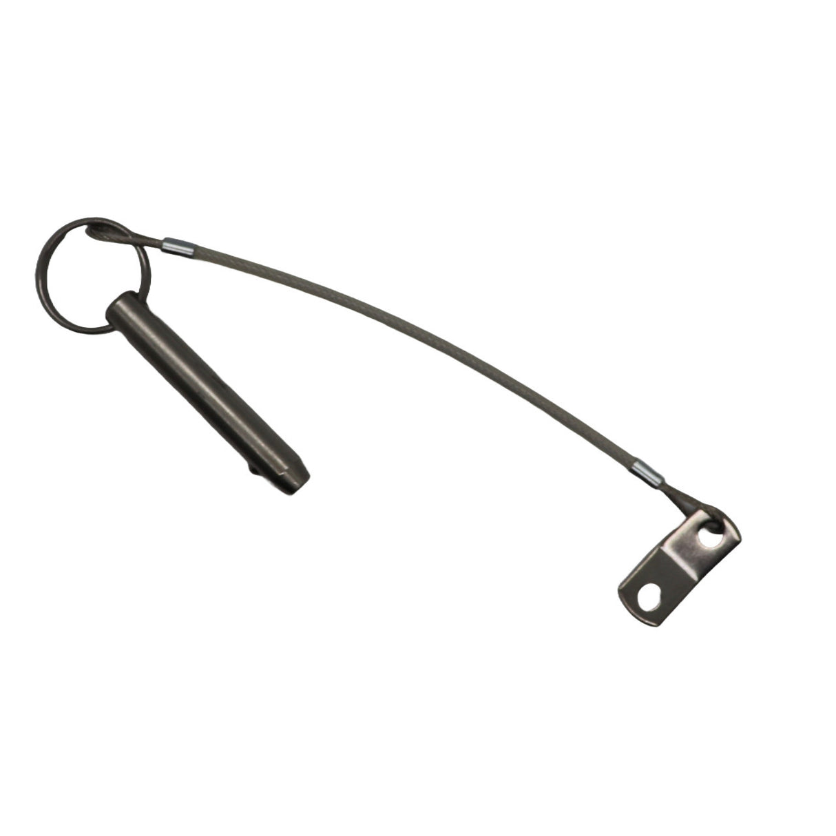 Pin, fast w/Lanyard, 3/8"