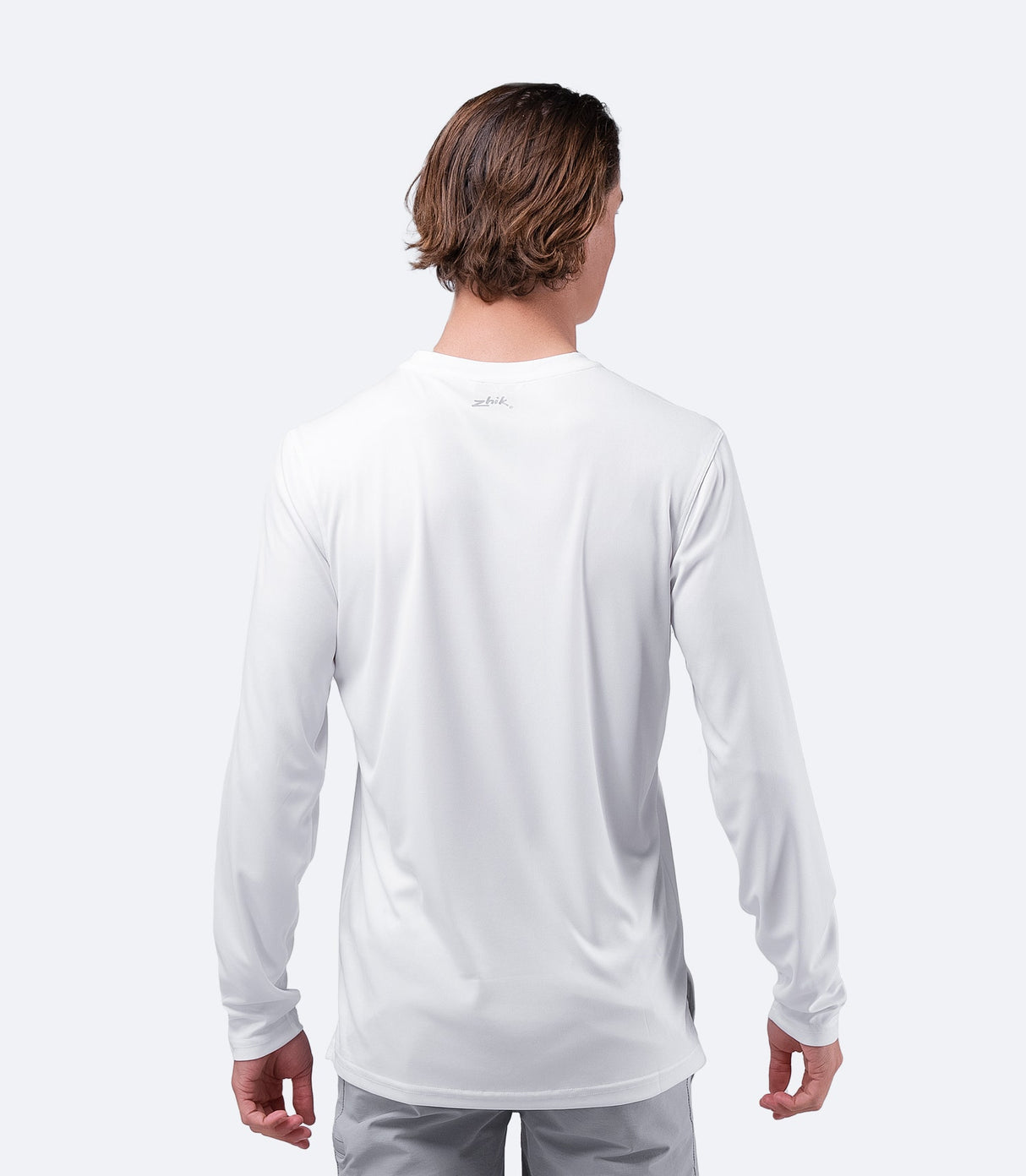 Zhik Mens UVActive Long Sleeve Top - White, Gray, Navy