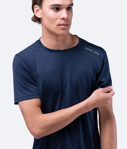Zhik Mens UVActive Long Sleeve Top - White, Gray, Navy