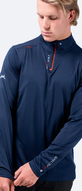 Zhik Mens UVActive High Collar 1/4 Zip Top