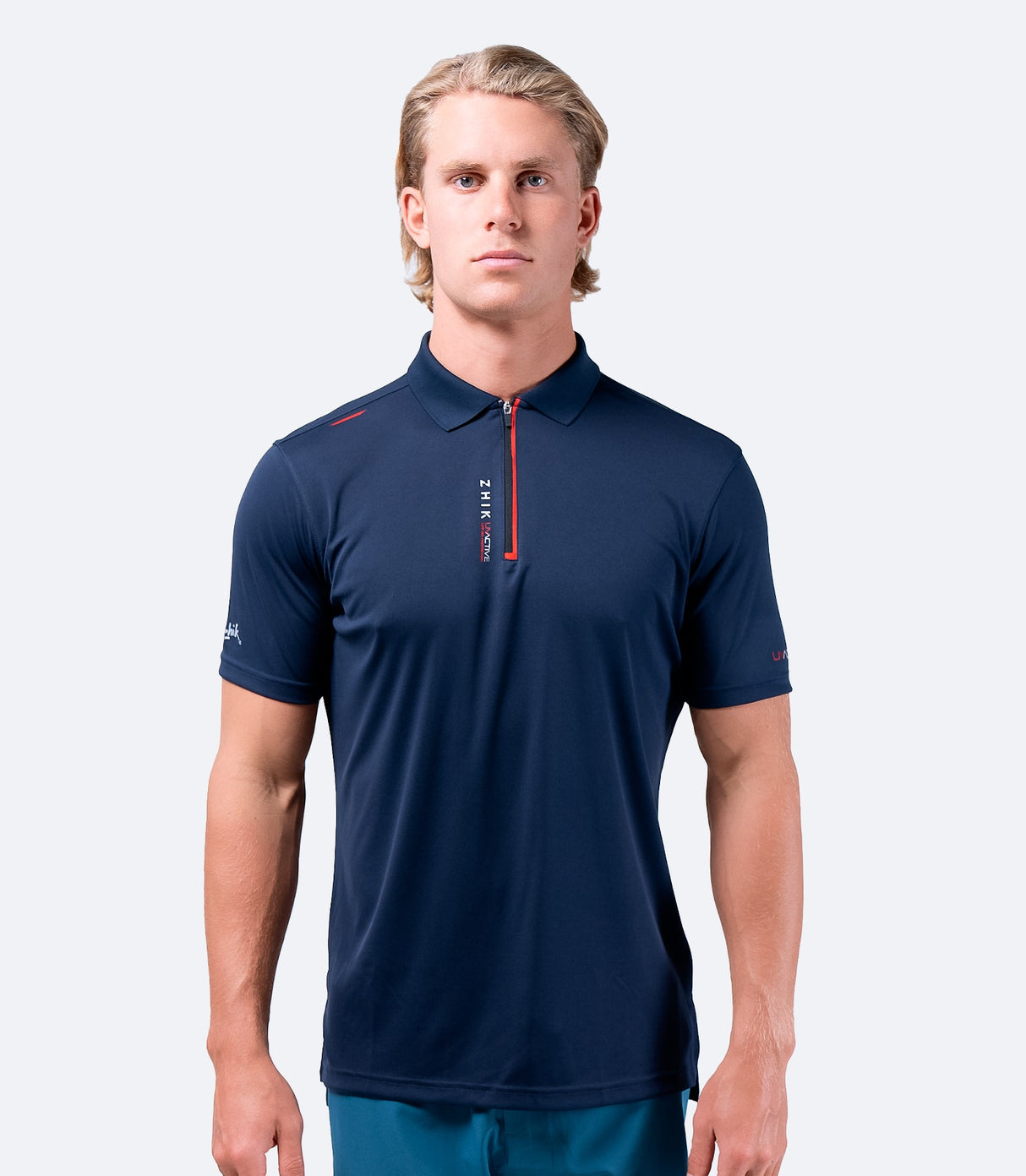 Zhik Mens UVActive Zip Sports Polo
