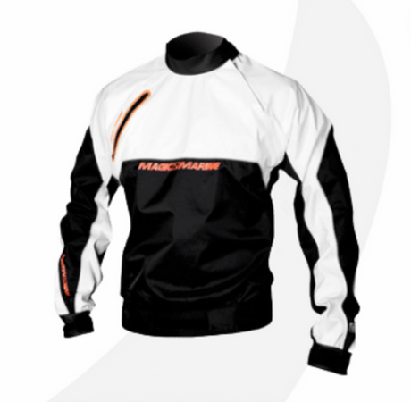 Magic Marine Racing Breathable Spraytop Junior White