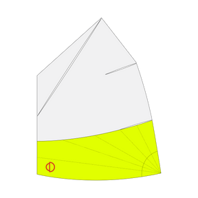 CD Sails Optimist DRS- Semi-Radial Mainsail