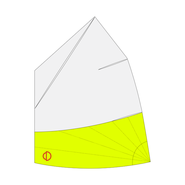 CD Sails Optimist DRS- Semi-Radial Mainsail
