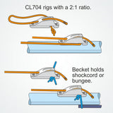 Clam Cleat Racing Junior MK1 with Becket