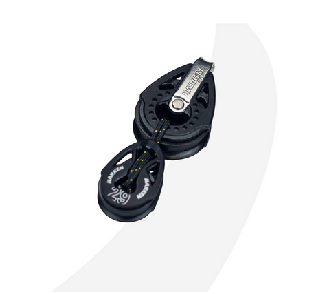 Harken 40mm & 29mm optimist mainsheet link block