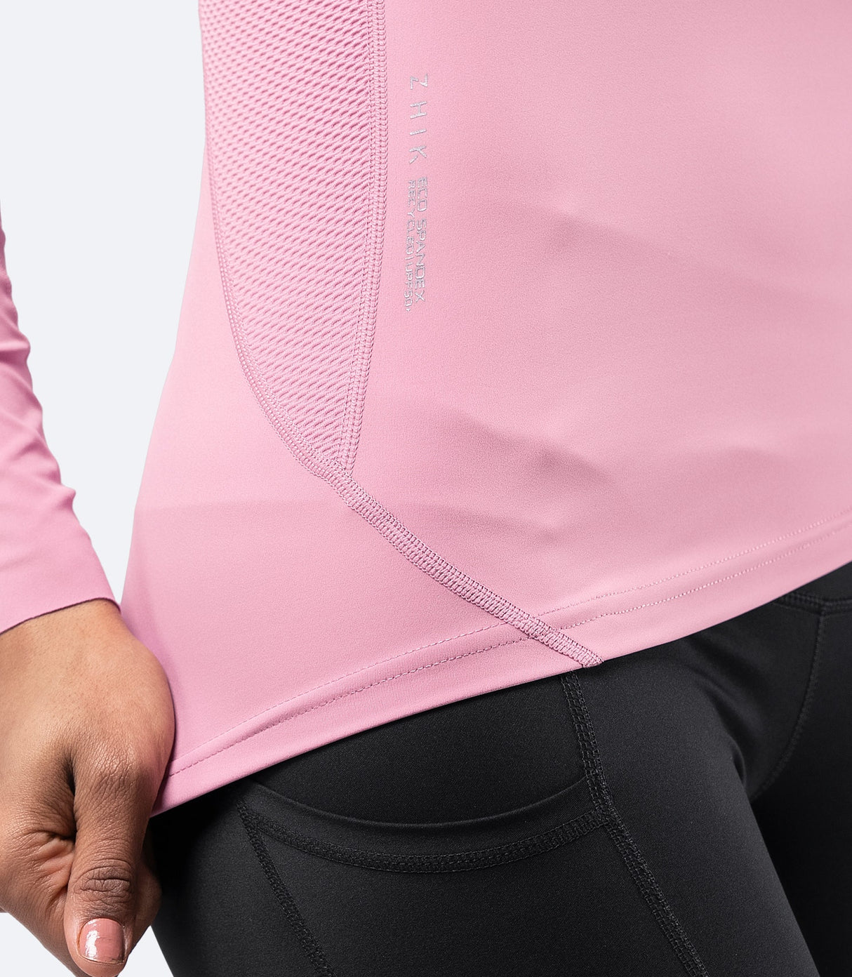 Zhik Limited Edition Womens Eco Spandex Long Sleeve Top, Pink
