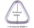 Sea Sure 85mm x 68mm x 9.5mm Triangle