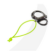 Snap Shackle, mini, stainless steel with string Lanyard