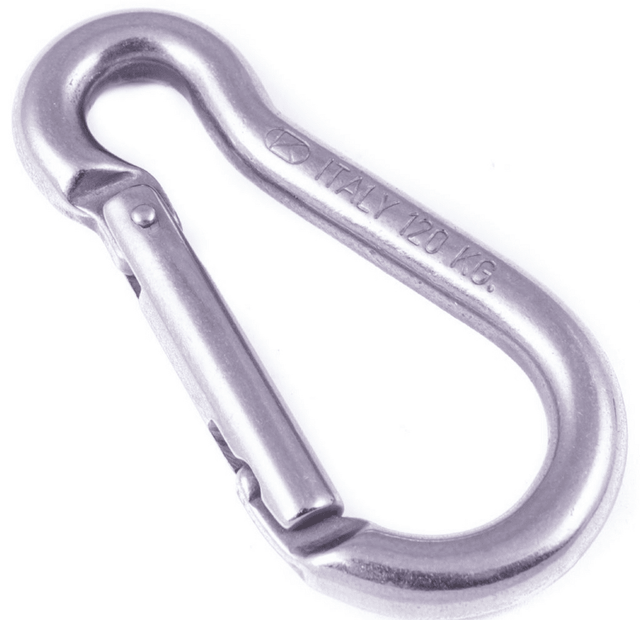 Sea Sure 120mm x 11mm Carbine Hook - 555-12