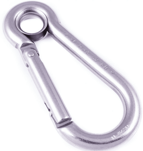 Sea Sure 120mm x 11mm Carbine Hook - Eye - 557-12