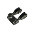 HT 5849 - Laser - Stainless Steel Plate With Loop And 2 Dynamic 20 Mm Blocks