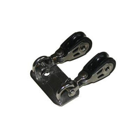 HT 5849 - Laser - Stainless Steel Plate With Loop And 2 Dynamic 20 Mm Blocks