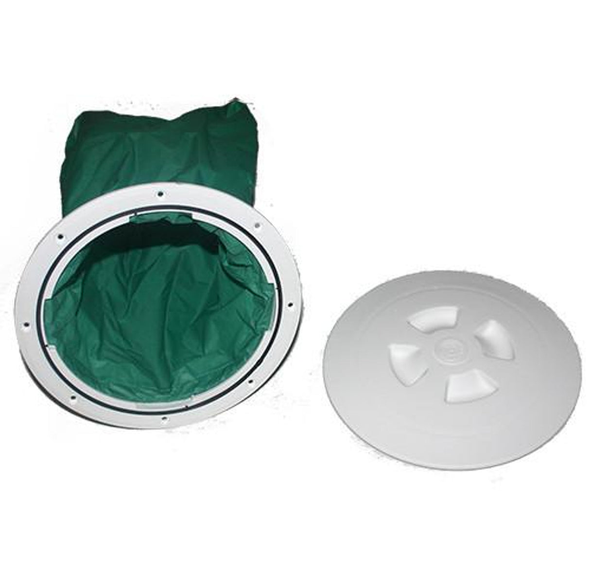 Inspection Port - Kayak Hatch - with Bag - HPN393COMP - Bayonet Thread - 200mm 8" OD