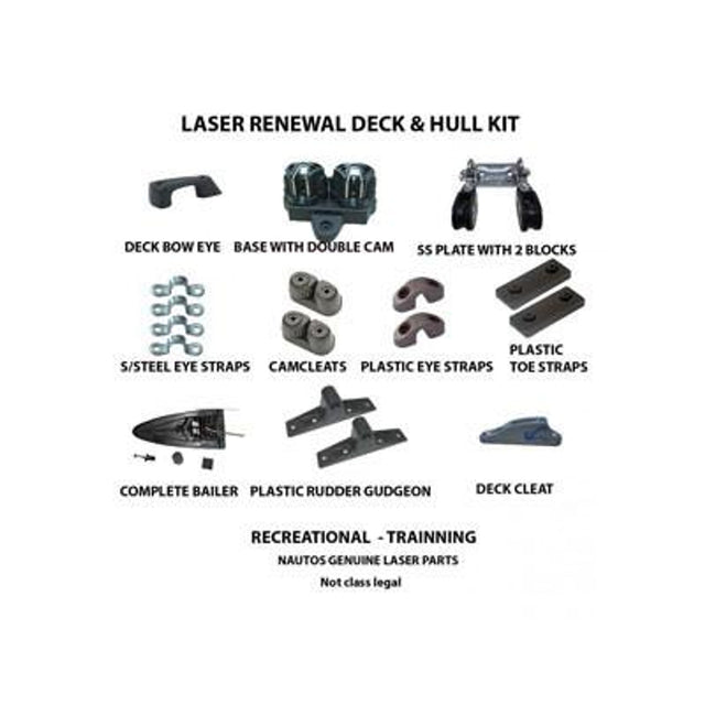 LR001- 17 Parts Renewal Laser Deck Kit- Laser Sailboat