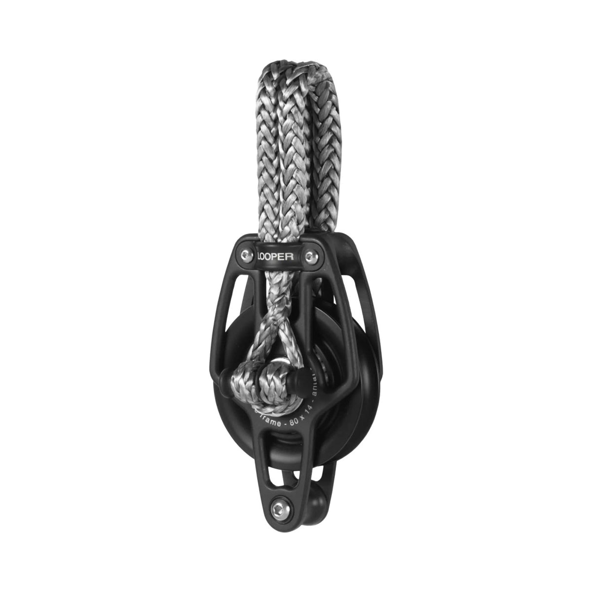 Snap Repeat Block Antal 80mm Single Snap Loop Block w/ Becket – Vela Sailing Supply