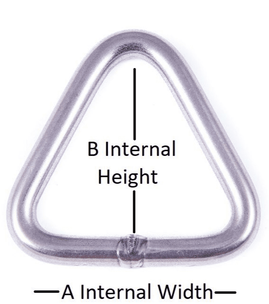 Sea Sure Triangle 50mm x 44mm x 6mm bar