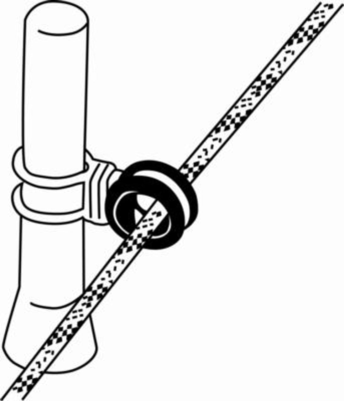 95014- Friction Sheave - 30 Mm Solid Sheave- Web - Tie Sheave - Control Line Eye