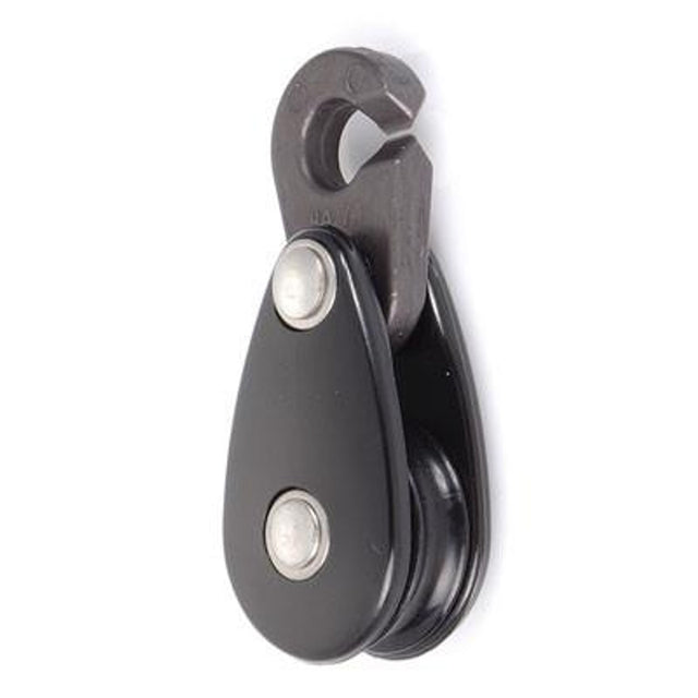 91124 Plastic Block 28 with Sister Clip Black