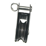 Single Fixed Block for Mast with Aluminum Sheave - 92432