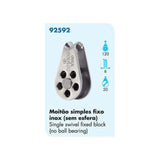 92592 Single Fixed Block / no Ball Bearing