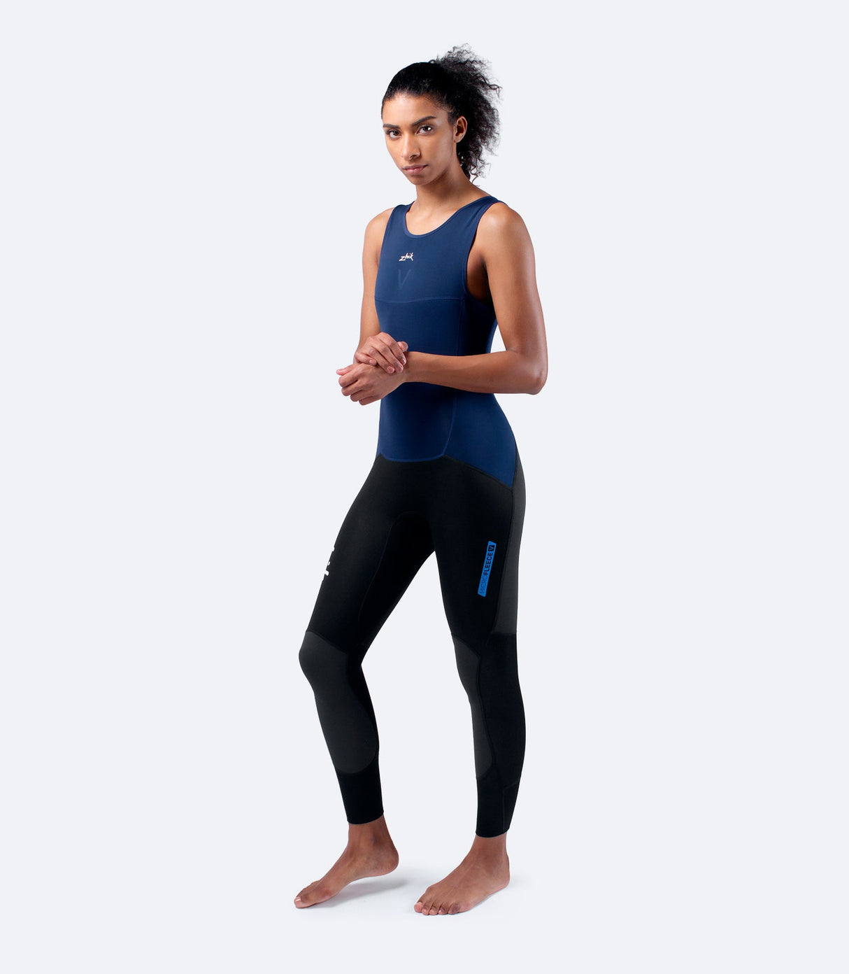 Zhik Women Microfleece V Skiff Navy