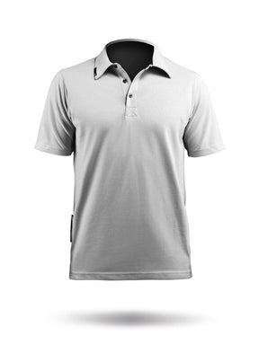 Mens Poly Cotton Polo Ash