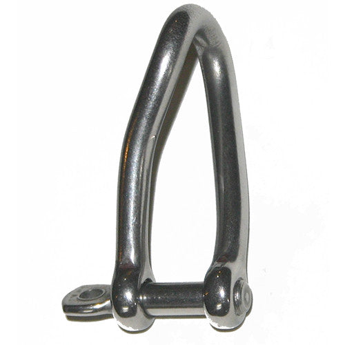 Twisted Shackles 4 to 10 mm - Stainless Steel 316