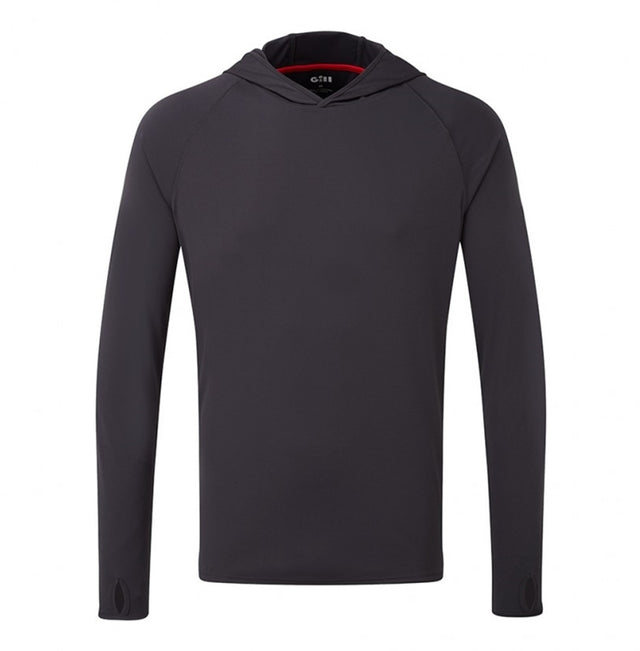 Gill UV Tec Hoodie Charcoal