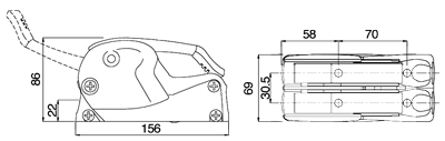 Spinlock Double continuous line XTS0814/2M